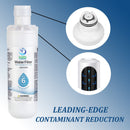 LG LT1000P 6-Month / 200 Gallon Refrigerator Replacement Water Filter - 4 Pack